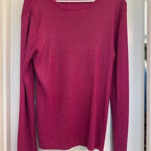 Women's Pink Studded Top